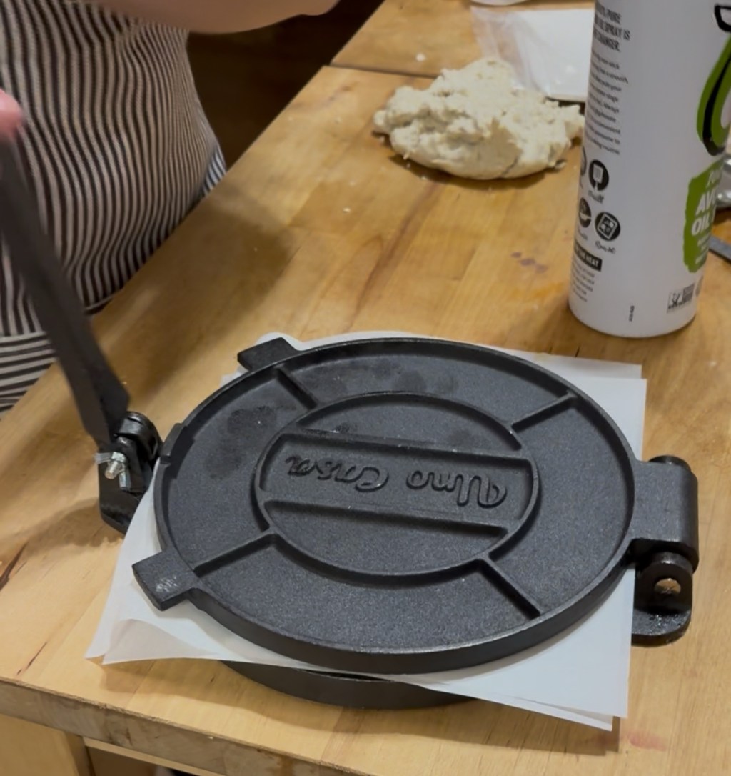 ✨ Life on the homestead means learning to get creative — sometimes that even includes cooking&nbsp;one-handed.